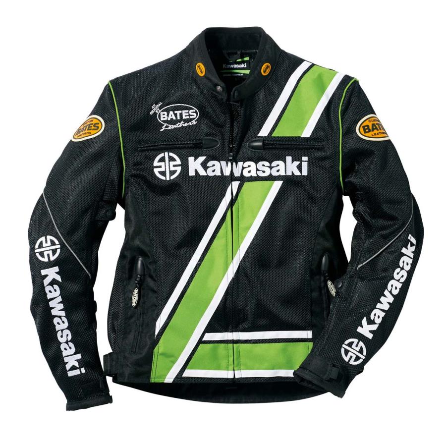 カワサキ（Kawasaki） カワサキ×BATES クラシックメッシュジャケット