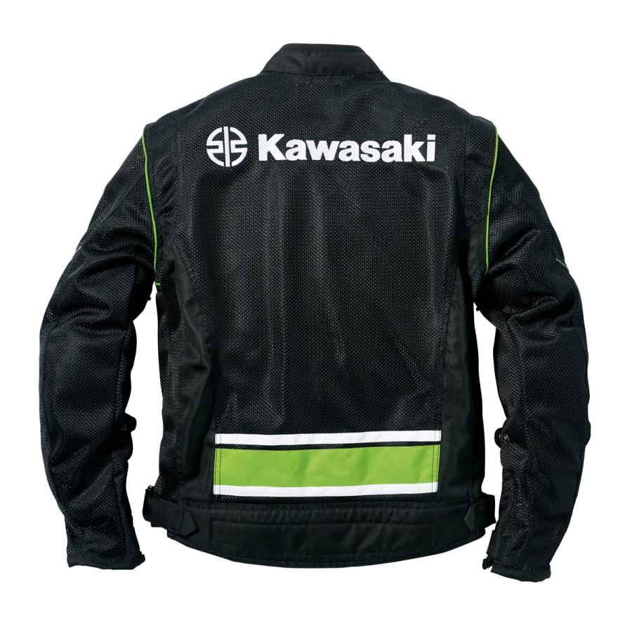 送料無料・早い者勝ち！ KAWASAKI カワサキ×BATES クラシックメッシュジャケット（ブラック）3Lサイズ J8001-2912