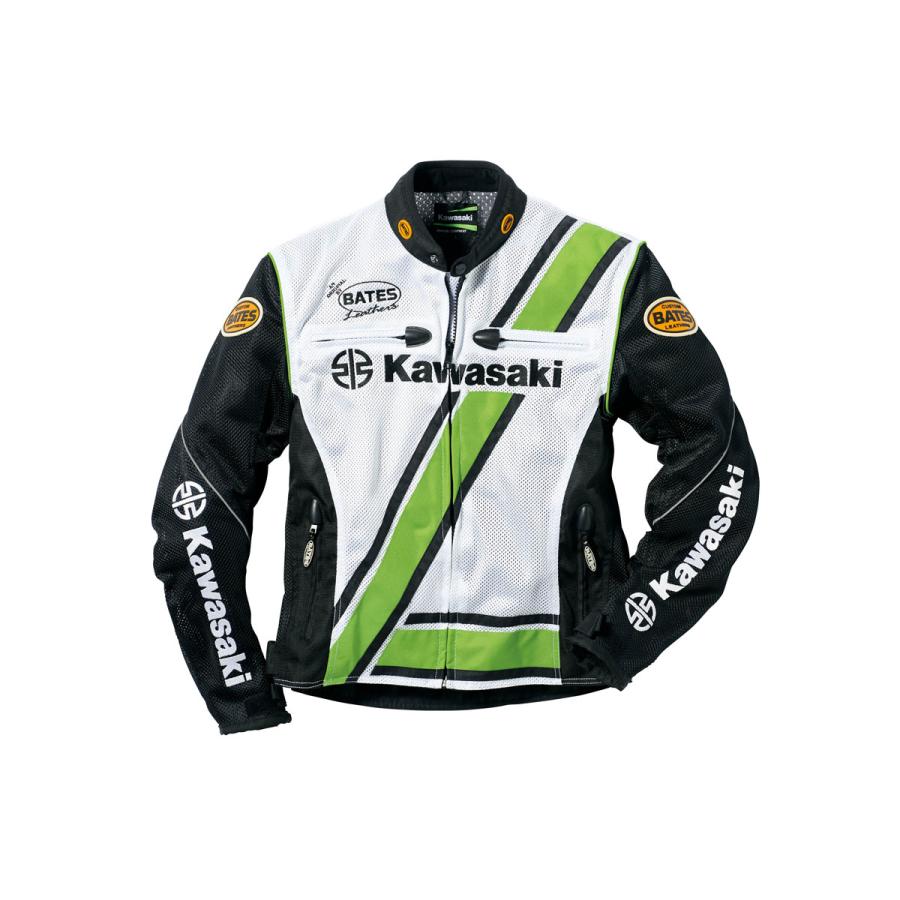 カワサキ KAWASAKI カワサキ×BATES クラシックメッシュジャケット 