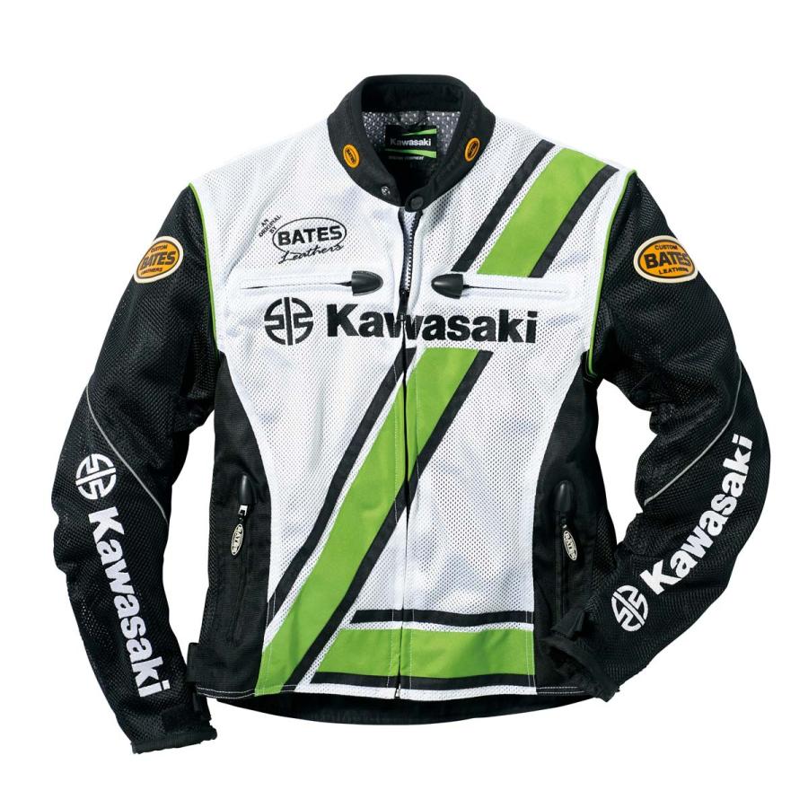カワサキ KAWASAKI カワサキ×BATES クラシックメッシュジャケット 