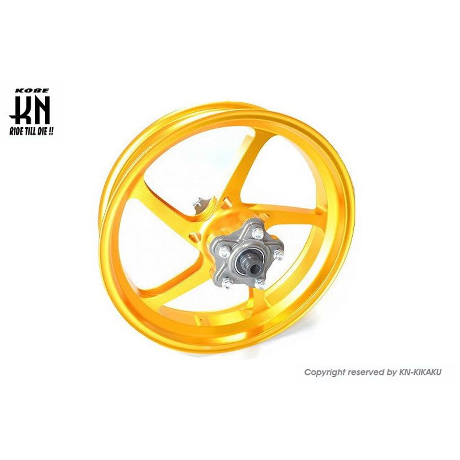 KN企画 YZF-R25・YZF-R3 RCB 鍛造ホイール前後セット FG525（ゴールド