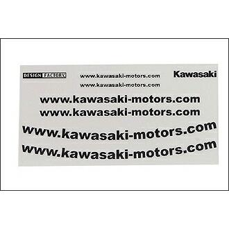 KAWASAKI 割引購入 全国一律送料無料 カワサキ WEBステッカーキット J7010-0117 ブラック