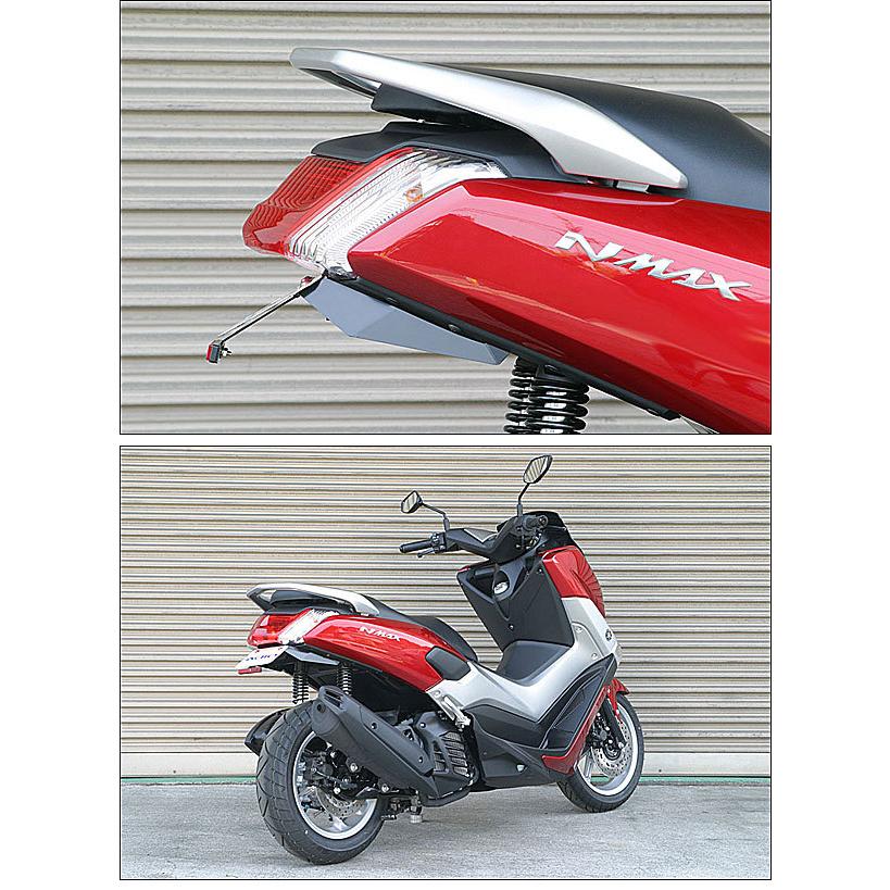 NEW NMAX エヌマックス EBJ-SE86J E3P8E フェンダーレスキット スリムリフレクター仕様 ADIO アディオ NMAX(エヌマックス)SE86J バックステップキット レッド ADIO(アディオ)
