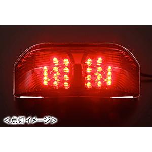 POSH Faith製のLEDテールランプ 色はレッド POSH Faith ポッシュフェイス ZRX1200 DAEG LEDテ-ルランプユニット