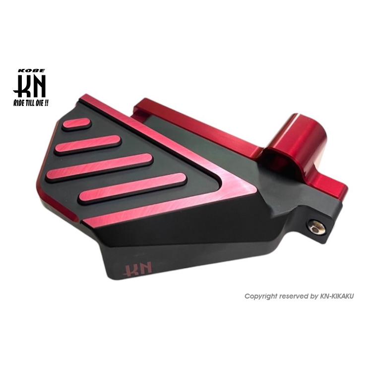 シグナス2型　インナーカウルワインレッド　タンデムステップあり　新品 KN企画 デュアルカラー ワイドタンデムステップ（レッド）/シグナス
