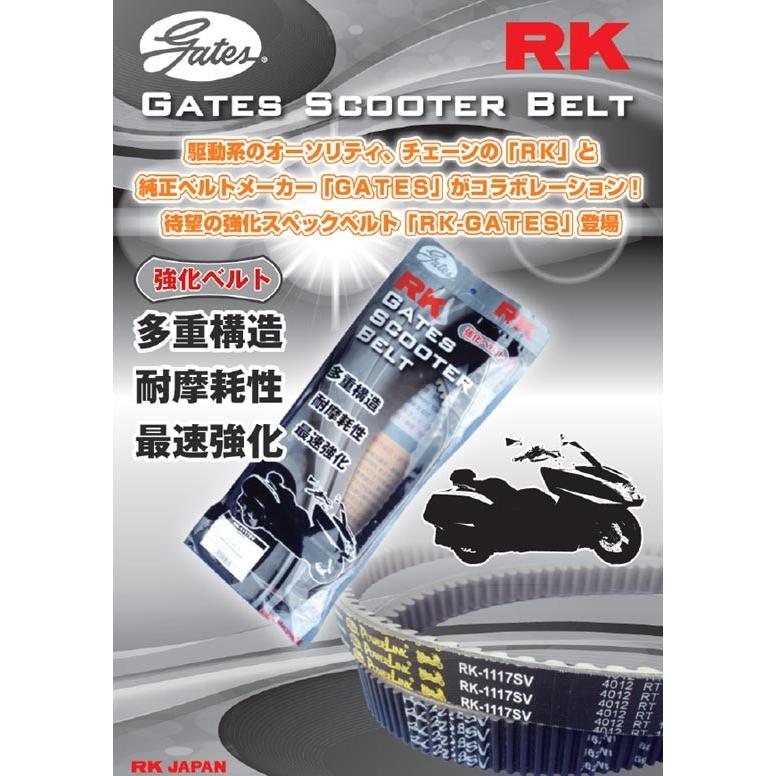 RK GATES スクーターベルト/スーパーDIO（91-）・スーパーDIO-SR（91