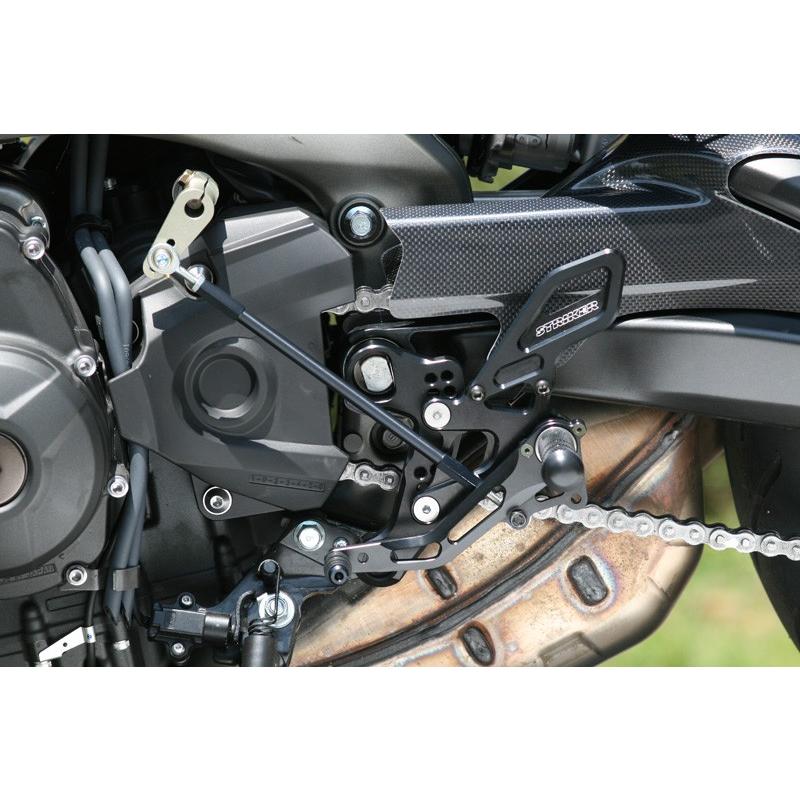 STRIKER スペシャルステップキット 6ポジション（ブラック）/MT-09/SP