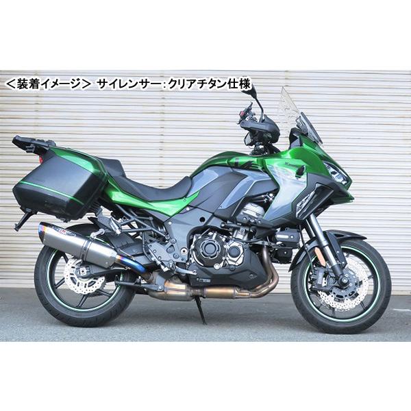 BEET - VERSYS1000 SE NASSERT-Evolution Type2 スリップオンマフラー（読みやすいチタンいたし方） 0222-KF2-50 バイク-車、バイク、自転車
