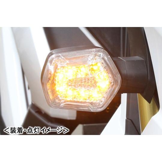 KITACO（キタコ） KITACO LEDウインカーSET（クリア）/ZOOMER-X［JF52