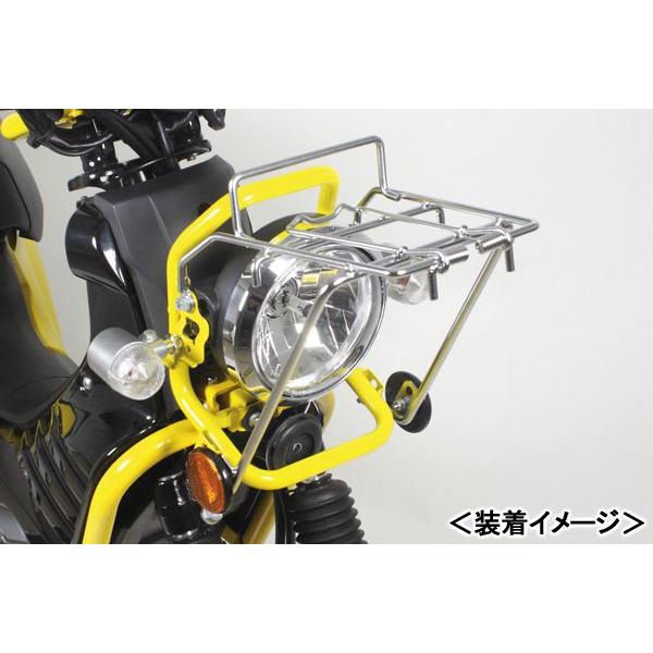SP武川 フロントキャリアキット（クロムメッキ）/クロスカブ 09-11-0143の画像