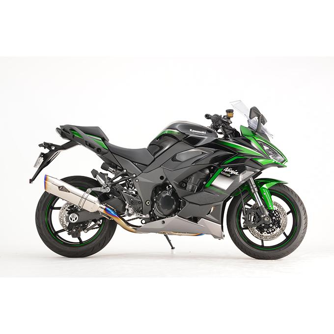 r’s gear Ninja 1000SX ［2BL-ZXT02K］ （20-22年） リアルスペック チタンフルエキゾースト マフラー シングル S Type チタンポリッシュ RK36-TSST｜moto-jam