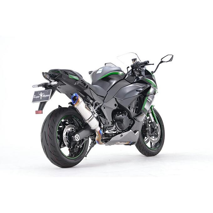 r’s gear Ninja 1000SX ［2BL-ZXT02K］ （20-22年） リアルスペック チタンフルエキゾースト マフラー シングル UP Type チタンポリッシュ RK36-TUST｜moto-jam｜03