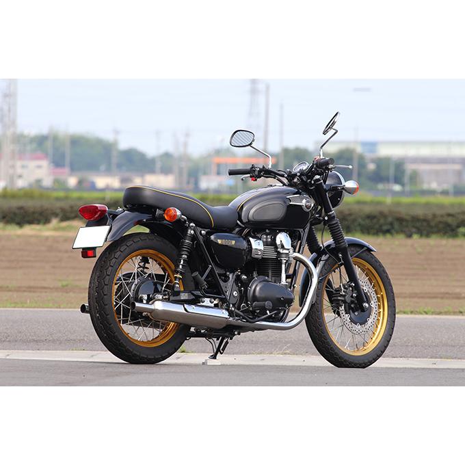 r’s gear W800 ［EBL-EJ800A］ （11〜16年） ワイバン クラシック フルエキゾースト マフラー クラシカル ヒートガード対応タイプ WK20-02HGの画像