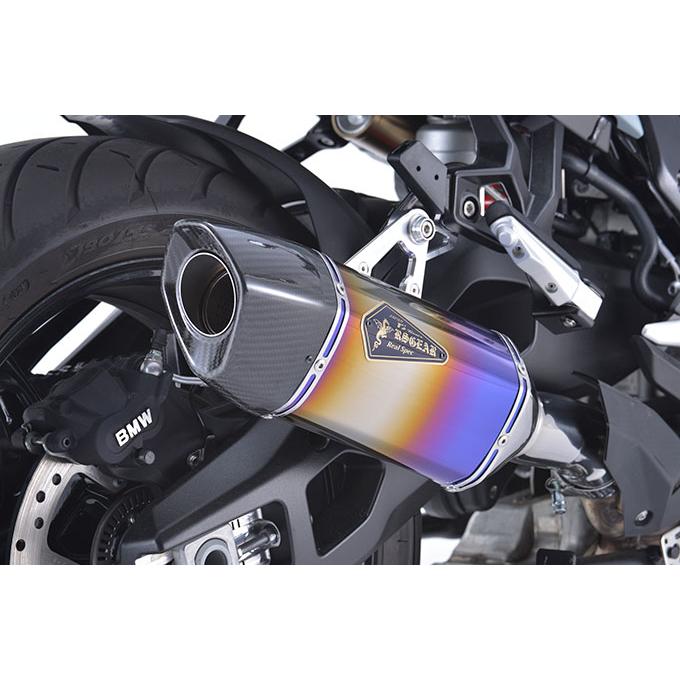 r’s gear S1000XR （20〜22年） ［2BL-S10AA］ リアルスペック スリップオン マフラー チタンドラッグブルー RB19-03SDの画像