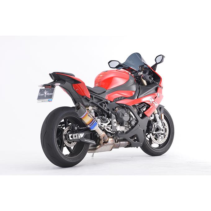 r’s gear S1000RR （19〜22年） ［2BL-S10AA］ リアルスペック スリップオン マフラー チタンドラッグブルー RB17-03SDの画像