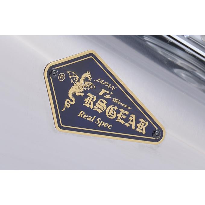 r’s gear 水冷R1250GS/GS-ADV ［2BL-R12NA］ （17〜18年） リアルスペック フルエキゾースト マフラー チタンドラッグブルー RB10-01RDの画像