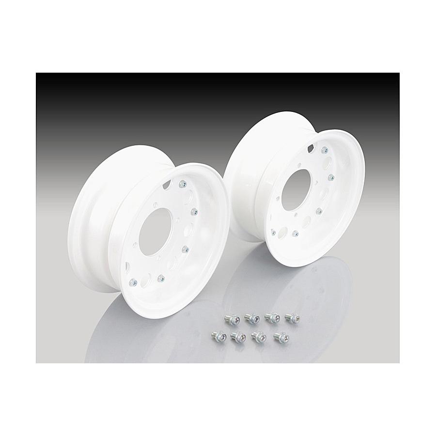 KITACO（キタコ） KITACO 8インチ アルミホイールSET ホワイト（ワイド