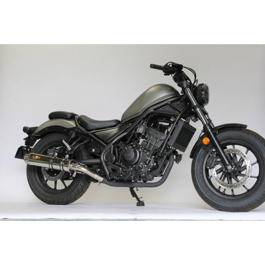 REALIZE REBEL 250 ［2BK-MC49］ Aria（アリア） ステンマフラー Type-S（スラッシュエンド） 519-SO-003-02の画像