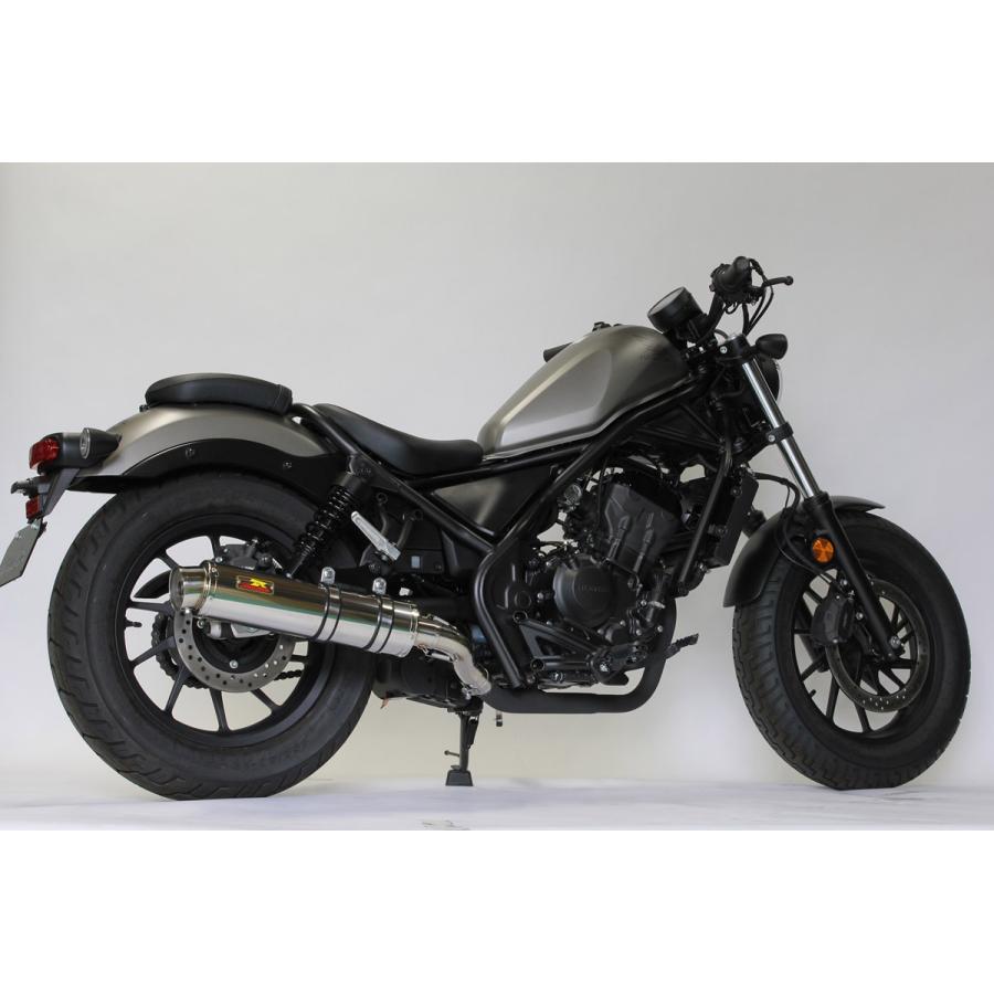 REALIZE REBEL 250 ［2BK-MC49］ Aria（アリア） ステンマフラー Type-S（スラッシュエンド） 519-SO-003-02の画像