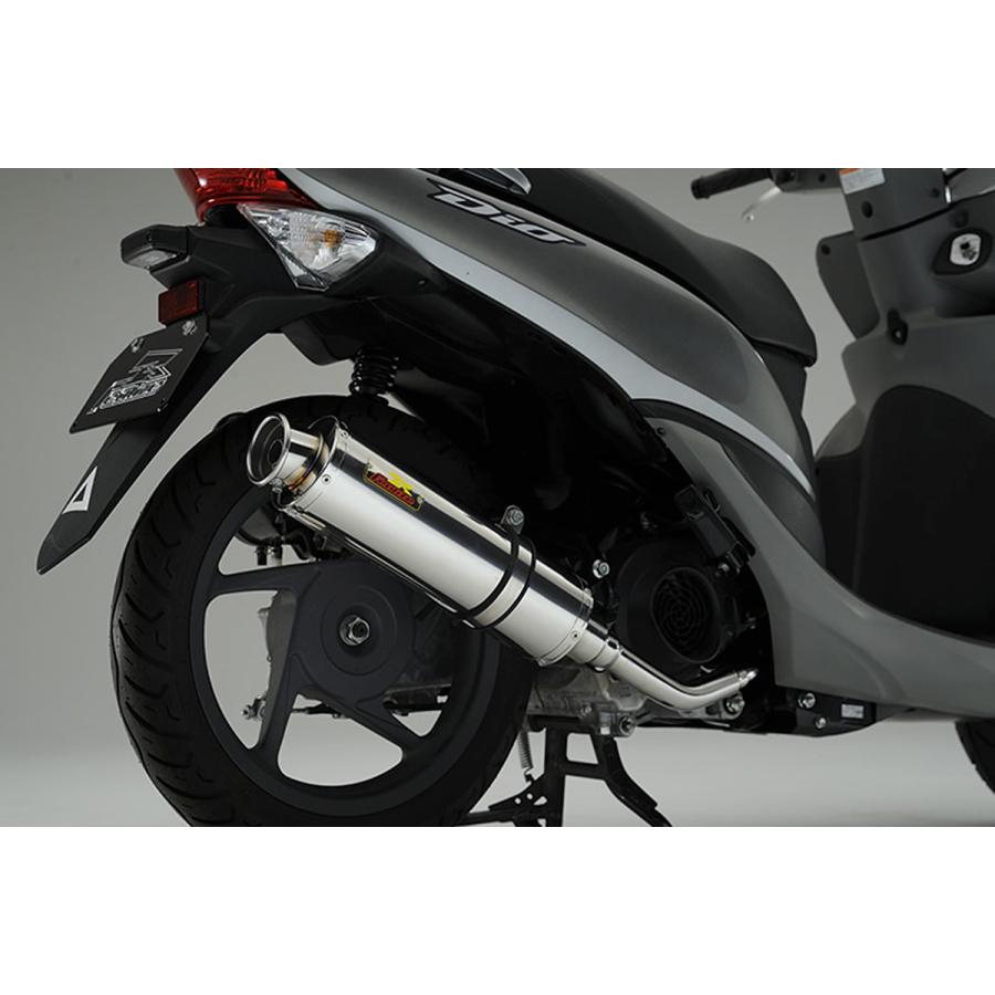 REALIZE Dio110 ［JF31］ 22Racing SUS ステンレスマフラー 324-009-00 