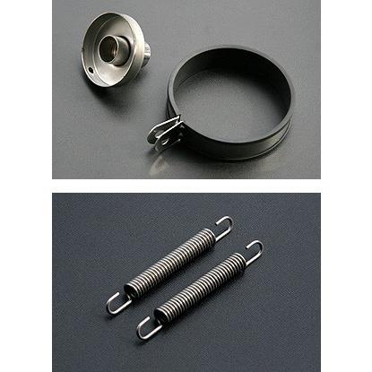 REALIZE 汎用チタンサイレンサー（φ90×420/φ60.5カールエンド/差込φ50