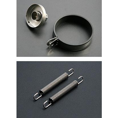 REALIZE 汎用チタンサイレンサー（φ100×450/φ76.3スラッシュエンド/差込φ60.5） 601-001-04_2