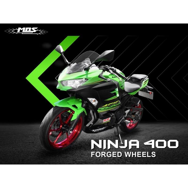 KN企画 Ninja400・Ninja250・Z400・Z250 MOS 鍛造アルミホイール前後