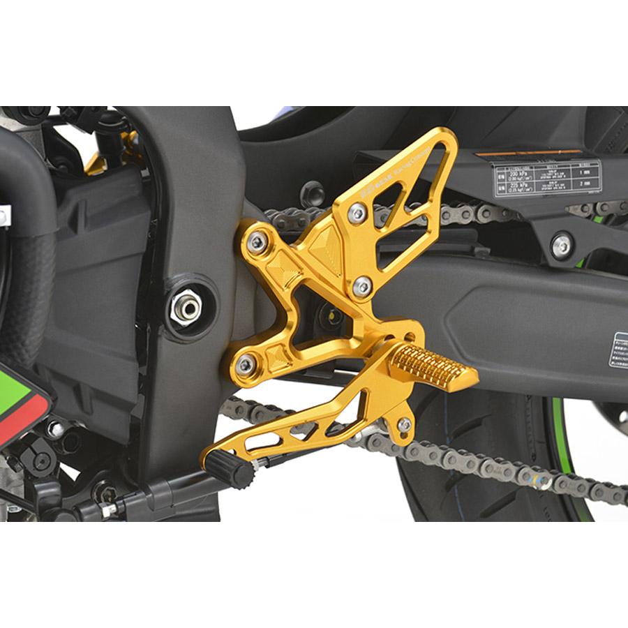 r's gear ZX-25R （20-22年） ライディングステップ（オレンジゴールド
