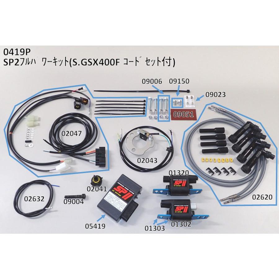 ASウオタニ GSX400F・GSX400FSインパルス SP2フルパワーキット（コード