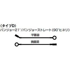DAYTONA HIGH-SPEC LINE(NICHIRINステンレスメッシュブレーキ/クラッチホース)/タイプD(1100mm) 60600|moto-jam|02