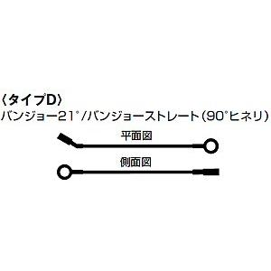 DAYTONA HIGH-SPEC LINE（NICHIRINステンレスメッシュブレーキ/クラッチホース）/タイプD（1100mm） 60600｜moto-jam｜02