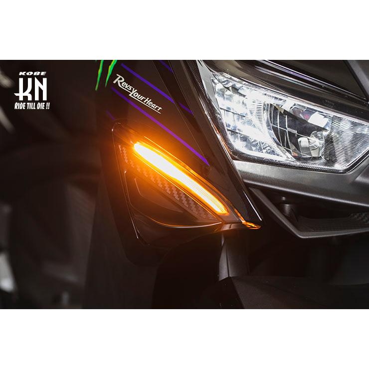 KN企画 KOSO LEDシーケンシャルフロントウインカーキット/シグナス
