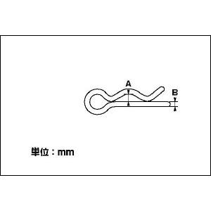 【ネコポス対応】KITACO コンビニパーツ ステンレスベータピン/12mm用 0900-995-70012｜moto-jam｜02