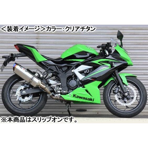 BEET NASSERT Evolution Type-II SLIP ON（ブルーチタン）/Ninja250SL 0228-KD2-BL｜moto-jam