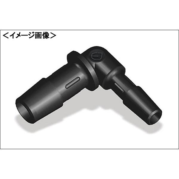 KIJIMA L型ホース変換コネクター（ブラック）/9mm＜12-13mm 105-16009｜moto-jam