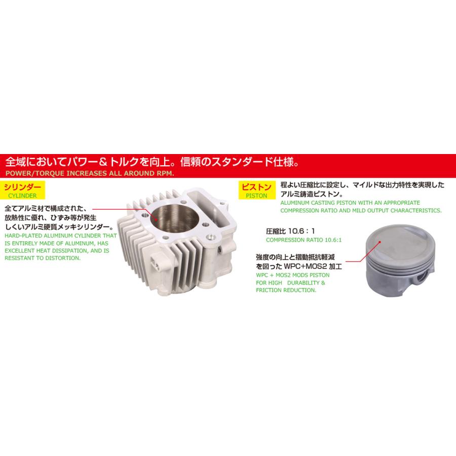 KITACO（キタコ） モンキー・ゴリラ 124cc NEW STD ボアアップKIT 215
