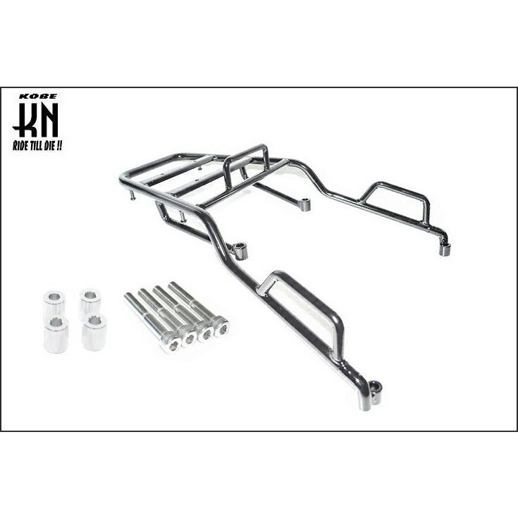 KN企画 グラブバー付 大型リアキャリア（シルバーカラー付）/シグナスX（3型） NXC125-209-SV