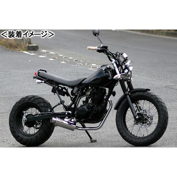 REALIZE 100φ砲弾マフラー（Type-3）/TW225 801-001-02 : バイクパーツ