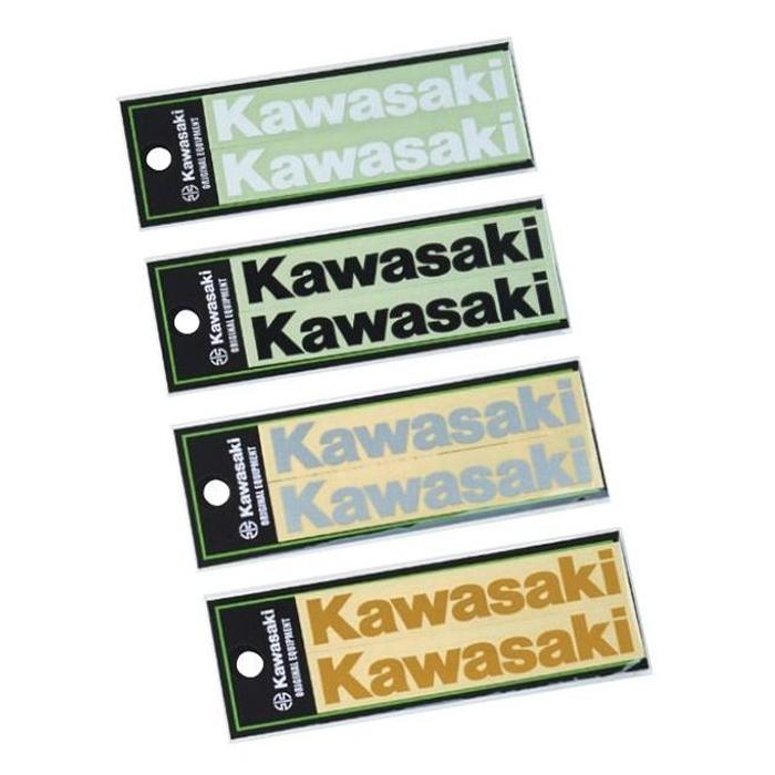 ステッカー カワサキ（Kawasaki） 【ネコポス対応】KAWASAKI カワサキ純正 ロゴ
