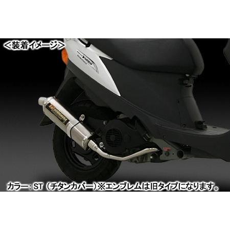 YOSHIMURA Tri-Ovalサイクロン STB（チタンブルーカバー）/アドレスV125（05-07） 110-103-5381B｜moto-jam｜03