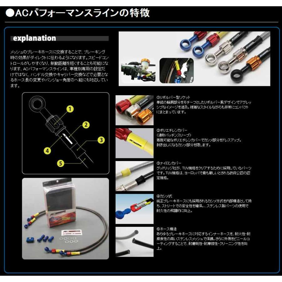 ACTIVE ACパフォーマンスライン フロント用（Wダイレクト）ブレーキ