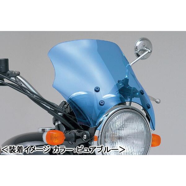 DAYTONA（バイク用品） - DAYTONA W650・W400用/「Blast Barrier」＋「車種専用ステー」仕掛ける 62485-SET エアロバイザー-車、バイク、自転車-外装パーツ