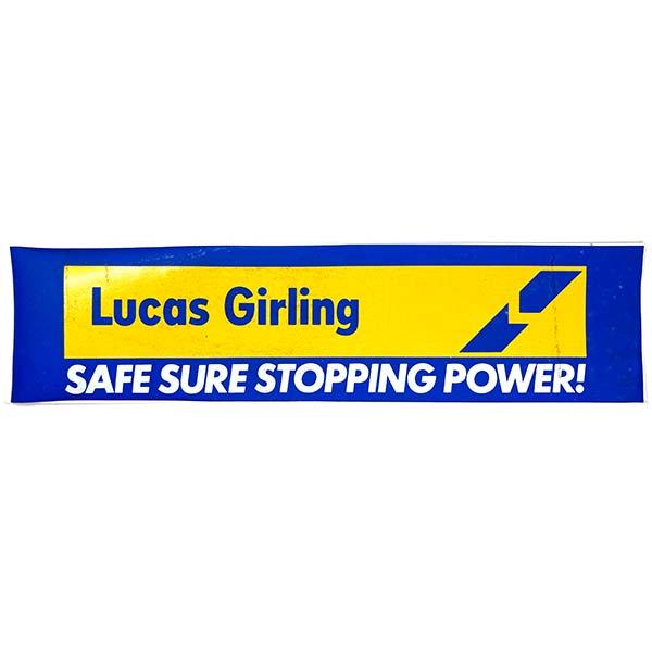 ルーカス ガーリング ビンテージ デカール LUCAS Girling Vintage Decal ステッカー シール Sticker