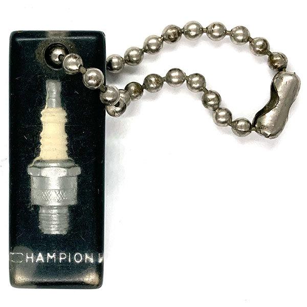 チャンピオン スパークプラグ 3D キーホルダー CHAMPION Spark Plug 3D Key Chain Holder Porte