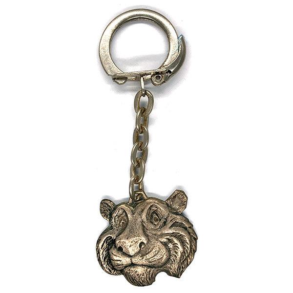 エッソ タイガー ビンテージ メタル キーホルダー Esso Tiger Vintage Metal Key Holder バイカー オイル 石油 ガソリン Gasoline Chain｜moto-music