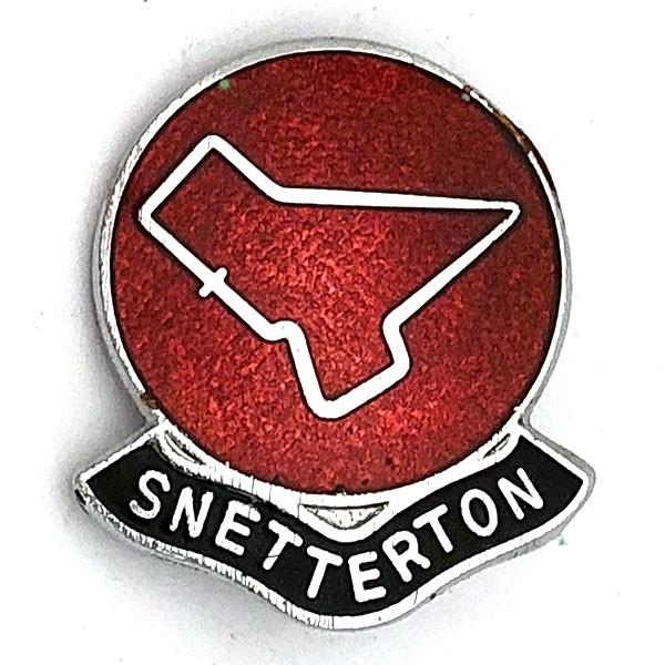 スネッタートン サーキット ピンバッジ SNETTERTON CIRCUIT Pin レース Race｜moto-music