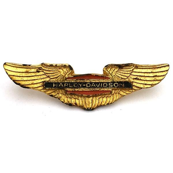 ハーレーダビッドソン ウィング/ロゴ 大型 ピンバッジ Harley Davidson Wing/Logo Pin ハーレー・ダビッドソン バイカー Pins｜moto-music