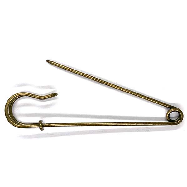 大型 安全ピン ブロンズカラー Large Safety Pin セーフティー 大型 安全ピン ブロンズカラー Large Safety Pin セーフティー