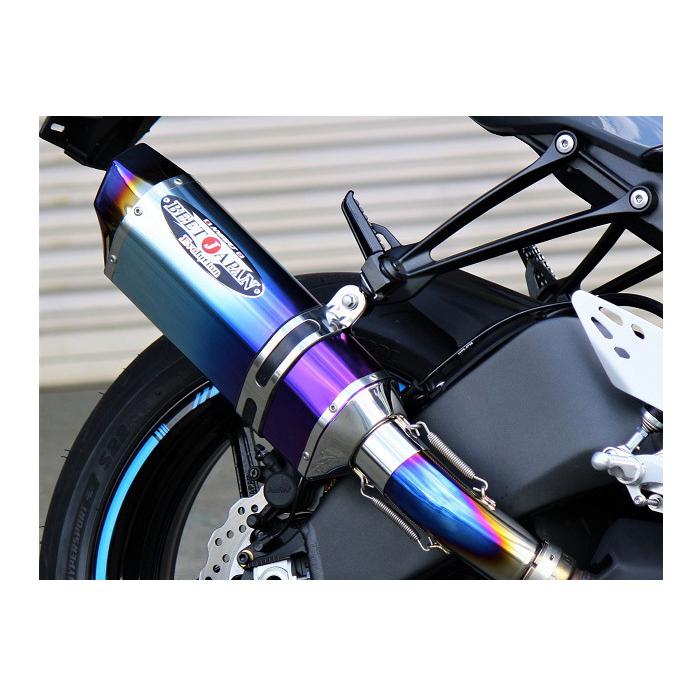 カワサキ ZX-6R(19-21)/(13-16)ナサート Evolution TypeII スリップオンマフラー ブルーチタン BEET ビート 0222-KC8-BL｜moto-occ｜02