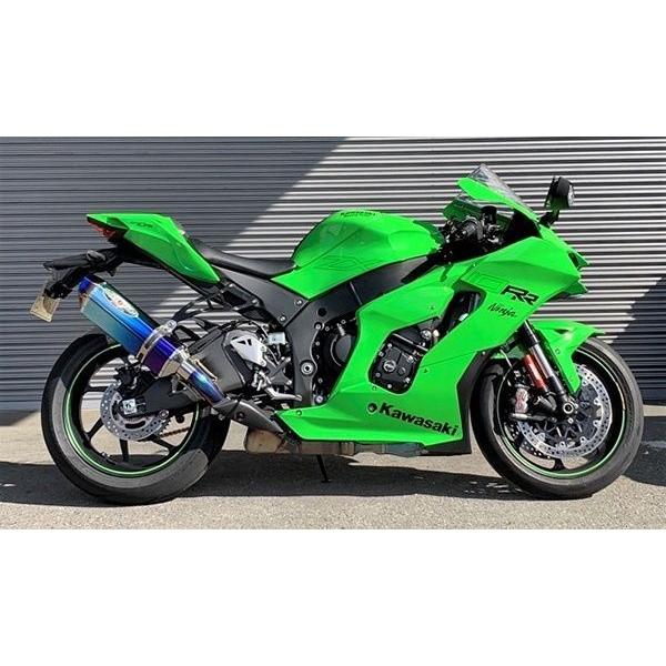ZX-10RR(21) 8BL-ZXT02L(ZX-10RRノミ) ナサート Evolution TypeII スリップオンマフラー (メタルブラック) BEET ビート 0222-KG5-MB